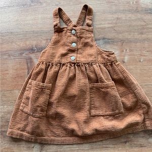 Zara girls Corduroy dress 3-4 years